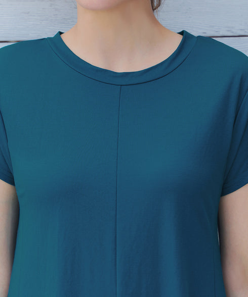 【接触冷感】イージーカットソーロングワンピース