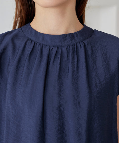 フリル袖ワンピース