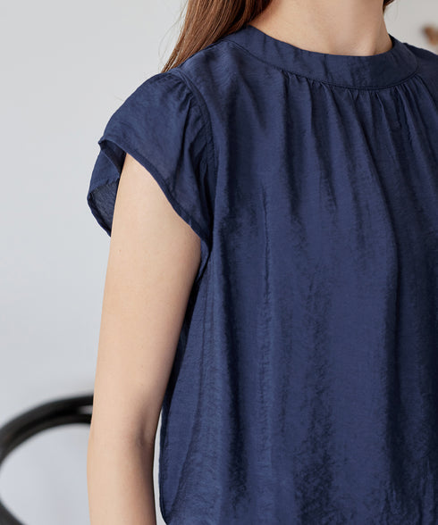 フリル袖ワンピース