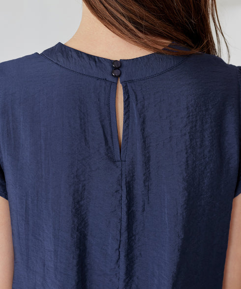 フリル袖ワンピース