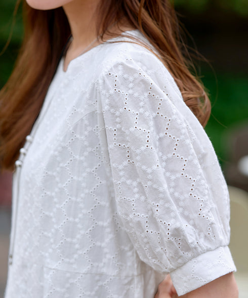 パンチングレースAラインワンピース