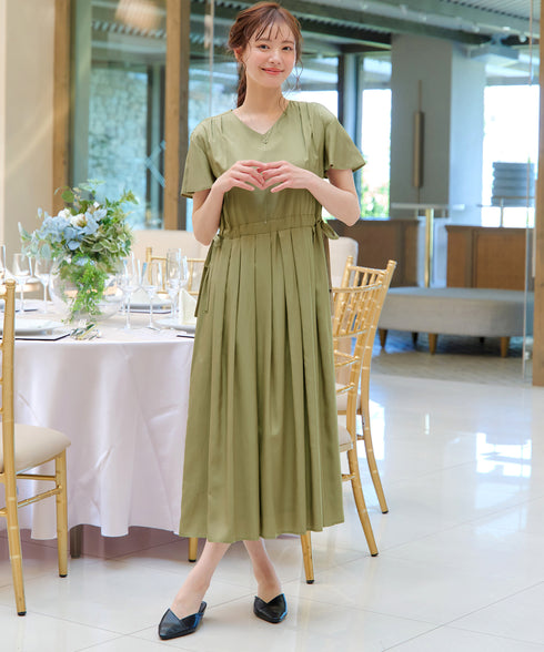 サイドリボンドロストワンピース