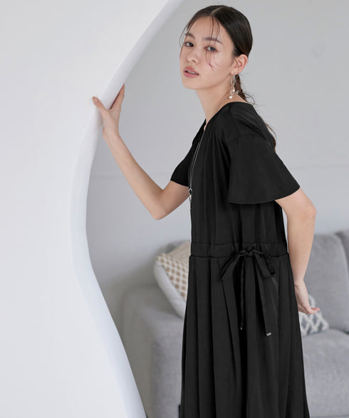 サイドリボンドロストワンピース