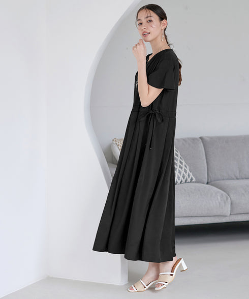 サイドリボンドロストワンピース