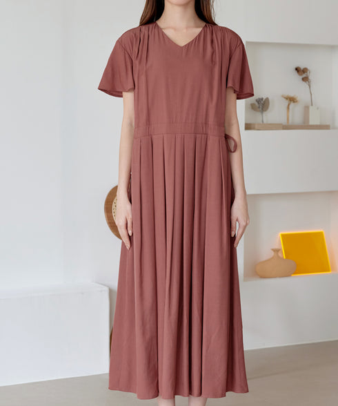 サイドリボンドロストワンピース