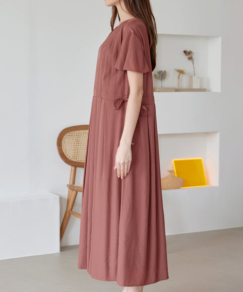 サイドリボンドロストワンピース