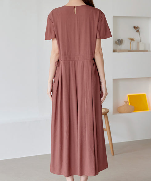 サイドリボンドロストワンピース