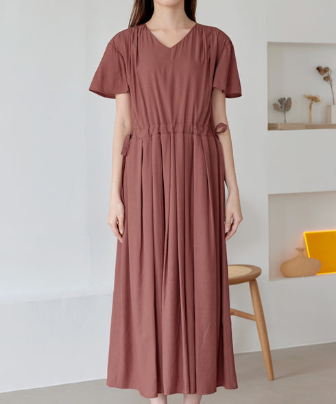 サイドリボンドロストワンピース