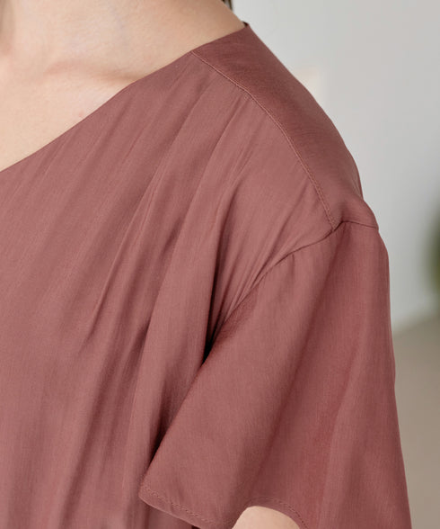 サイドリボンドロストワンピース