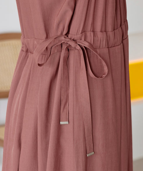 サイドリボンドロストワンピース