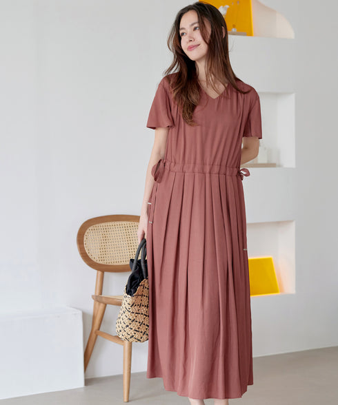 サイドリボンドロストワンピース