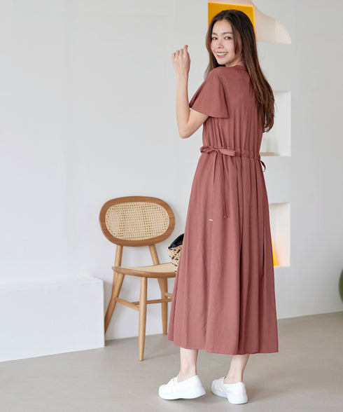 サイドリボンドロストワンピース