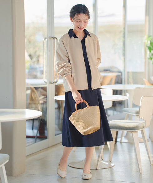 カシュクールシャツワンピース