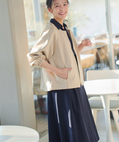 カシュクールシャツワンピース