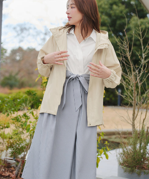 カシュクールシャツワンピース