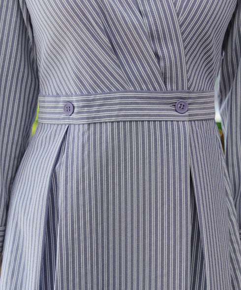 カシュクールシャツワンピース