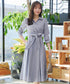 カシュクールシャツワンピース