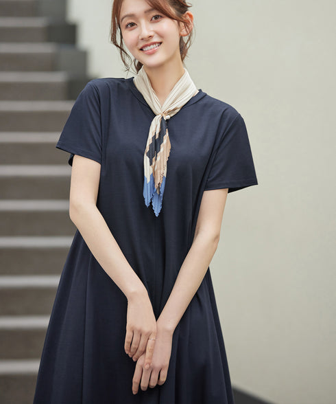 【おのののかさん着用・冷凛(ひやりん)カノコ】Aラインフレアワンピース