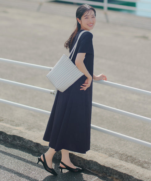 【おのののかさん着用・冷凛(ひやりん)カノコ】Aラインフレアワンピース