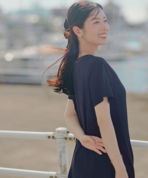 【おのののかさん着用・冷凛(ひやりん)カノコ】Aラインフレアワンピース