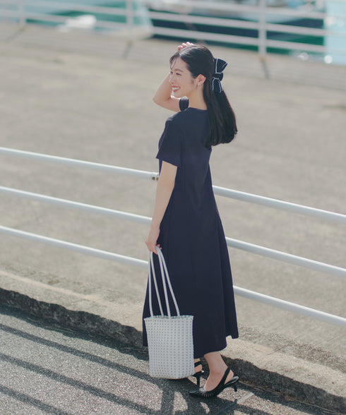 【おのののかさん着用・冷凛(ひやりん)カノコ】Aラインフレアワンピース