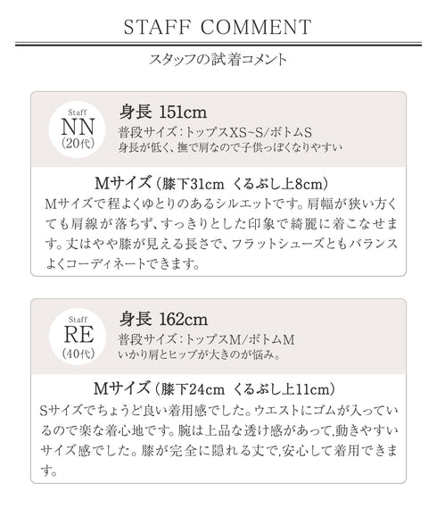 “サマケア” パフスリーブAラインワンピース