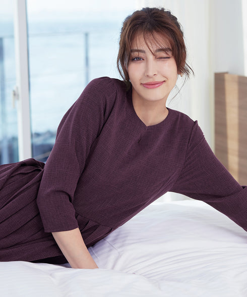 プリーツワンピース