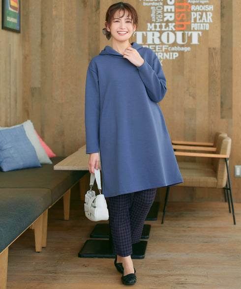 ソフトボンディングパーカーチュニック