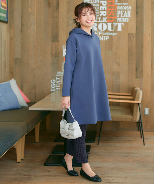 ソフトボンディングパーカーチュニック