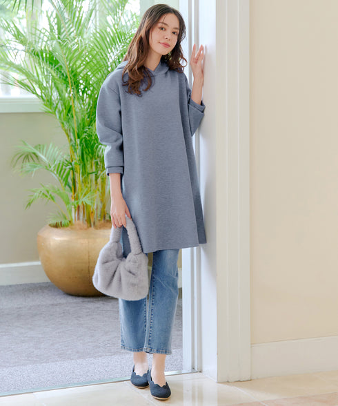 ソフトボンディングパーカーチュニック