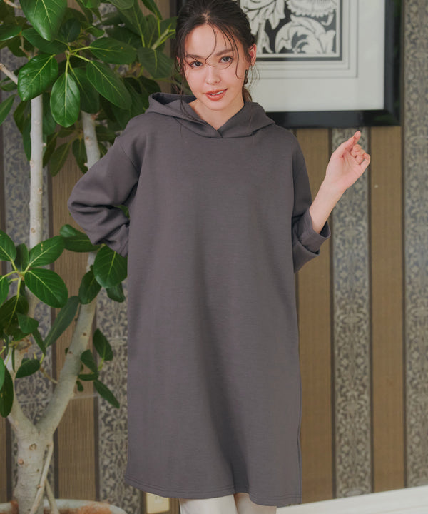 ソフトボンディングパーカーチュニック