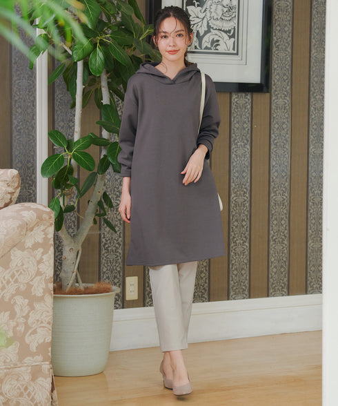 ソフトボンディングパーカーチュニック