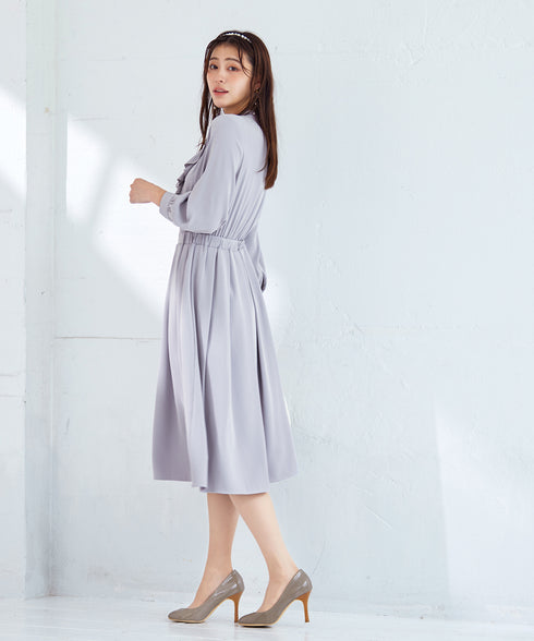 【アウトレット】ラッフルフリルワンピース