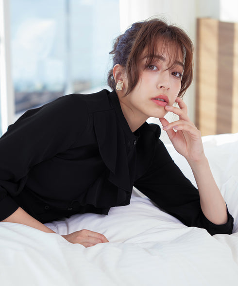 【アウトレット】ラッフルフリルワンピース