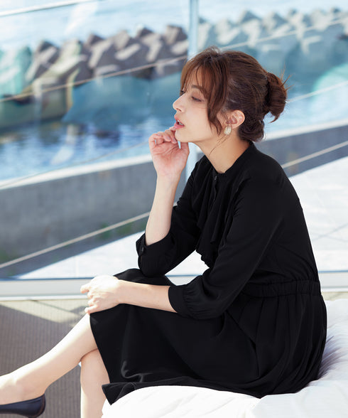 【アウトレット】ラッフルフリルワンピース