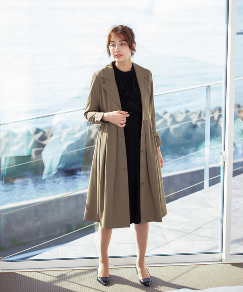 【アウトレット】ラッフルフリルワンピース