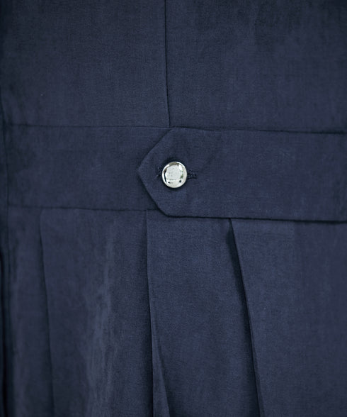 ピーチスキンバンドカラーワンピース