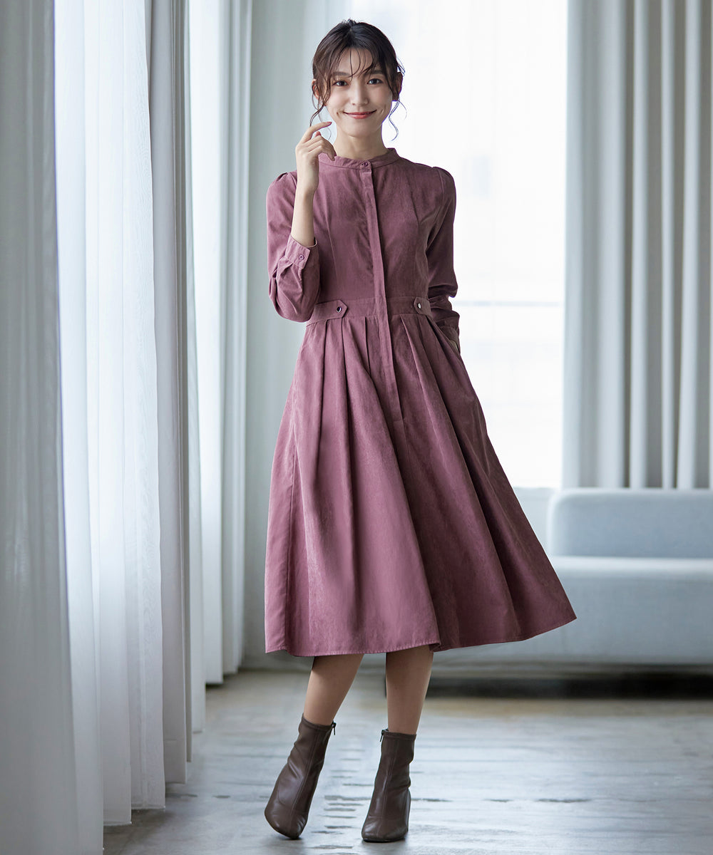 ピーチスキンバンドカラーワンピース – Tiaclasse