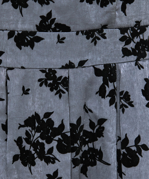 【安田美沙子さん着用 / 新色追加】 フラワーフロッキーワンピース