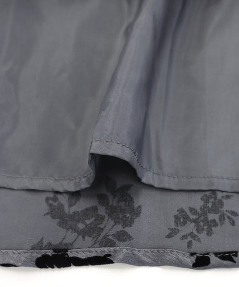 【安田美沙子さん着用 / 新色追加】 フラワーフロッキーワンピース