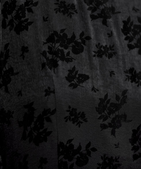 【安田美沙子さん着用 / 新色追加】 フラワーフロッキーワンピース