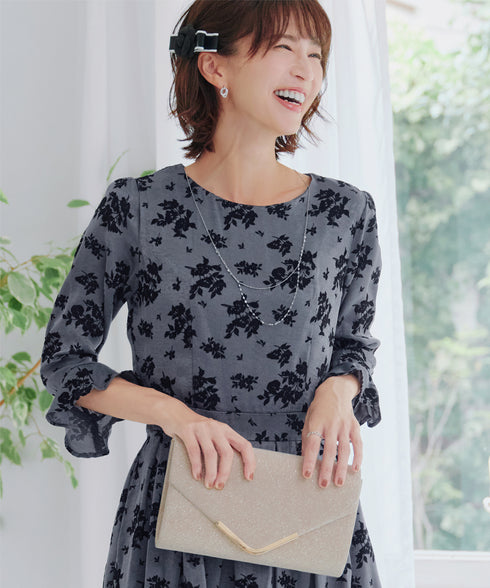 【安田美沙子さん着用 / 金属アレルギー対応】 キュービックレイヤードフープピアス