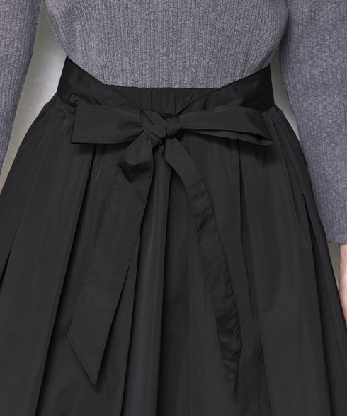 【アウトレット】タフタスカートドッキングワンピース