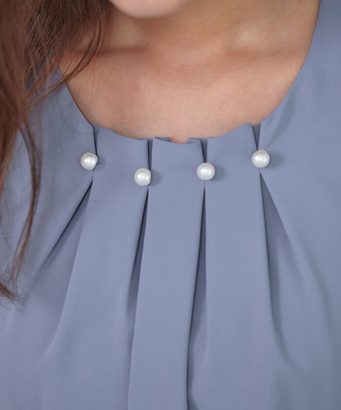 【アウトレット】タックパールワンピース