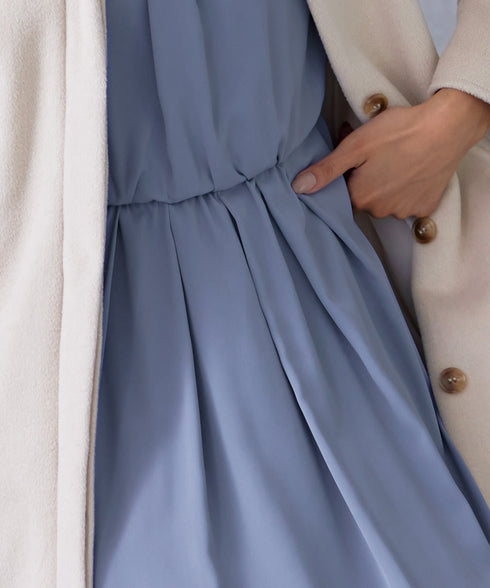 【アウトレット】タックパールワンピース