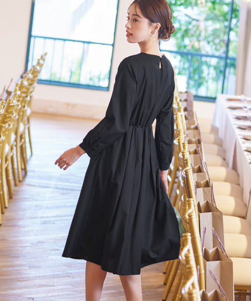 【アウトレット】タックパールワンピース