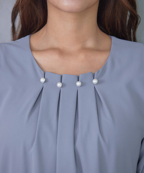 【アウトレット】タックパールワンピース