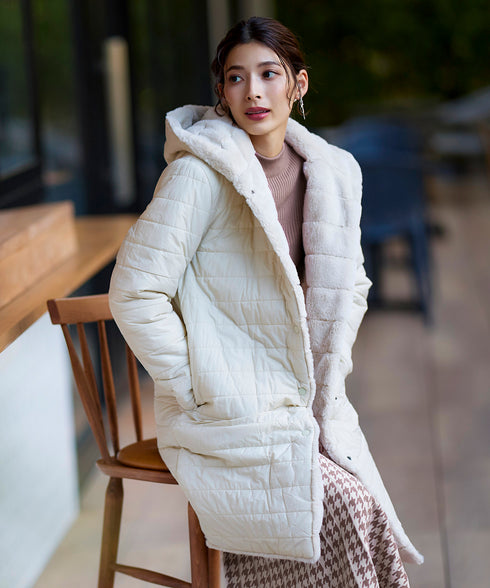 【アウトレット】千鳥柄ニットプリーツワンピース