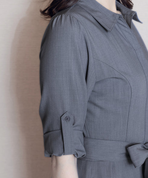 【新色追加】シャツワンピース