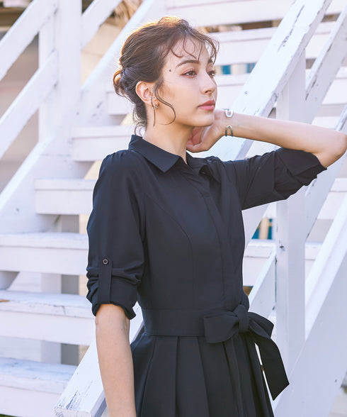 【新色追加】シャツワンピース